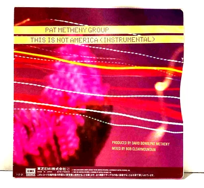 David Bowie / Pat Metheny - This Is Not America - JAPAN - VINYL 7" - EYS-17522 - Image 1 of 3