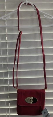 Bolso Bandolera Rowallan Of Scottland Pequeño Cuero Rojo Foto 1 de 4