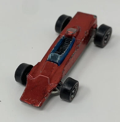 Hot Wheels Redline Lotus Turbine w/ Red Exterior Black Interior Hong Kong 1969 - Image 1 of 4