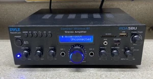 Pyle Home PDA5BU 200 Watt AM/FM AUX/USB Bluetooth Home Stereo Amplifier System - Picture 1 of 2