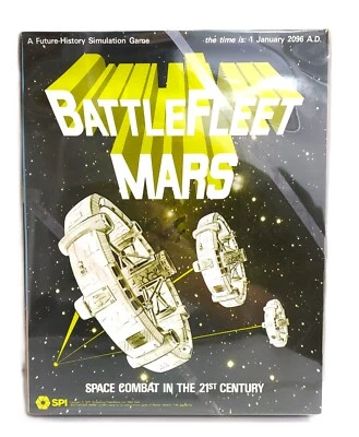 RARE 1977 SPI BATTLEFLEET MARS  Space Combat GAME UNPUNCHED COMPLETE FLATPACK - Image 1 of 4