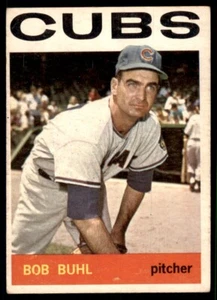 1964 Topps Baseball Card Bob Buhl B Chicago Cubs #96 - Picture 1 of 2