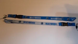 Two Dallas Mavericks Lanyards Printed on both sides 25" Long Free Shipping - Picture 1 of 1