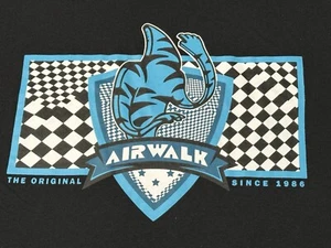 AIRWALK Men's T-shirt SIZE XL - EXTRA LARGE - BLACK - AIRWALK Since 1986 - Picture 1 of 20