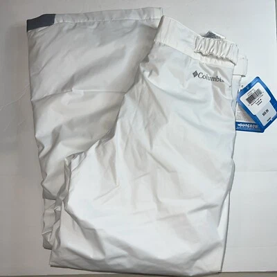 Columbia Niños Niñas Blanco Impermeable Tabla de Nieve Invierno Esquí Carga Pantalones M Foto 1 de 4