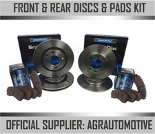 OEM FRONT + REAR DISCS AND PADS FOR VOLKSWAGEN PASSAT 1.4 TURBO 160 BHP 2013-14