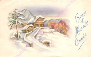 MIGNONETTE Tarjeta Antigua Feliz Año Nuevo N298 - Bild 1 von 2