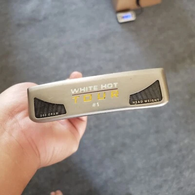 Odyssey WHITE HOT TOUR #1 Putter 34.75" Winn Jumbo Lite Left Handed - Image 1 of 4