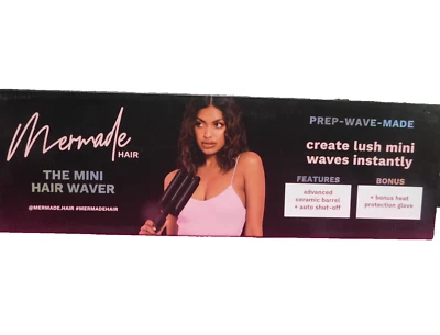 Mermaid Hair The Mini Hair Waver Black W/ Heat Glove - Image 1 of 4