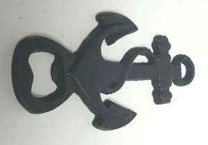 Gusseisenanker mit Seil Handflaschenöffner - Bild 1 von 3