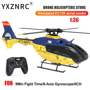 YXZNRC F06 RC Hubschrauber RTF 1:36 2,4G 6 Achsen Gyro Fernsteuerungs Flugzeuge - Bild 1 von 23