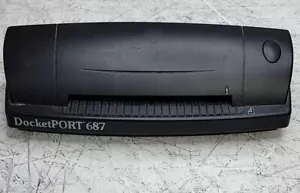 Ambir DocketPORT 687 Portable Duplex ID Card Scanner SEE NOTES - Picture 1 of 5