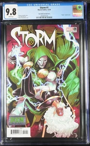 STORM #1 MARVEL COMICS 2024 MARCO CHECCHETTO DOOM VARIANT CGC 9.8 NM - Picture 1 of 2