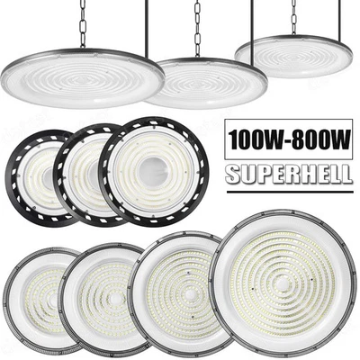 UFO LED hall spotlight hall lighting high bay industrial lamp 100-800W #. - Image 1 of 4