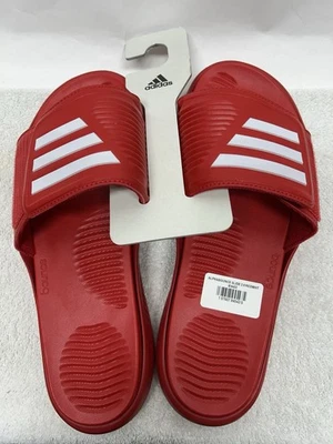Slides Adidas Masculino Tamanho 12 Vermelho Alphabounce Slide 2.0 Vermelho Branco Novo - Imagem 1 de 4