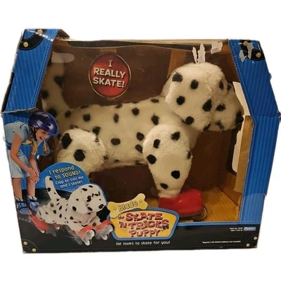 2007 PLAYMATES SKATE 'N TRICKS BLADE PUPPY ROLLERSKATING DALMATION DOG NEW - Image 1 of 4