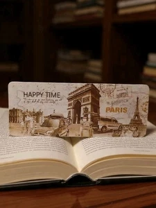 Vintage Style European Scene Retro Old Travel Postcard Bookmark. - Bild 1 von 7
