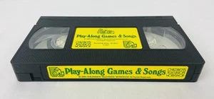 Vintage 1986 Sesame Street “Play Along Games And Songs” VHS Tape CTW Learning - Foto 1 di 4
