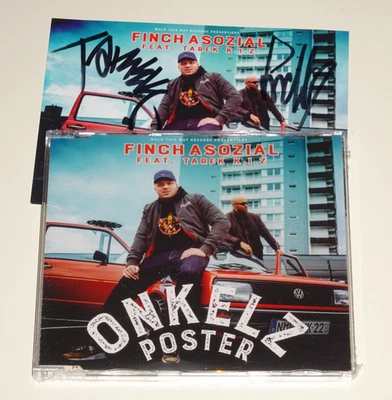Finch Asozial Feat. Tarek K.I.Z – Onkelz Poster / Autogrammkarte "signiert" - Bild 1 von 2
