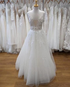 Lillian West 66155 by Justin Alexander Wedding Dress- Ex Bridal Shop Sample - Picture 1 of 5