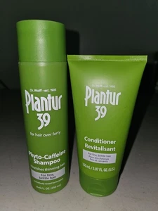Champú acondicionador Plantur 39 fitocafeína para cabello fino y adelgazado mujeres hombres - Imagen 1 de 2