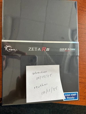 G.skill Zeta R5 Rdimms 6400 cl32 4x 16gb DDR5 NUEVO EN CAJA Foto 1 de 2