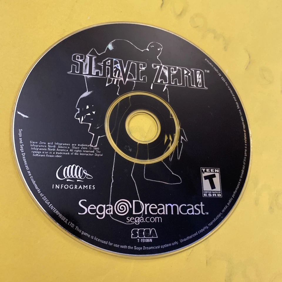 Slave Zero (Sega Dreamcast, 1999) DISC ONLY Resurfaced - Image 1 of 1