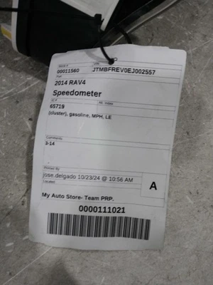 Grupo de velocímetro MPH Le compatible con 13-15 RAV4 574737 Foto 1 de 3