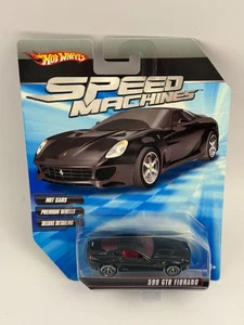 Hot Wheels Speed Machines Ferrari 599 GTB Fiorano Black Premium Wheels T4418 - Bild 1 von 3