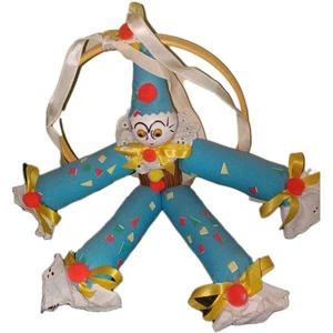 70er Jahre Vintage New Berlin Co großer hängender Clown Hoop Ring - Bild 1 von 6