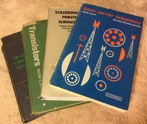 Lot of 4 Vintage Electronics Books - Telephony, Soldering, Transistors and More! - Bild 1 von 10