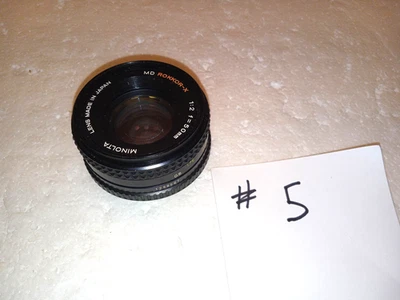 Lente Minolta MD Rokkor-X 50 mm 1:2 Japón Foto 1 de 4