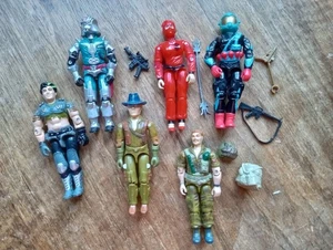 GI Joe Actionfiguren Konvolut mit limitiertem Zubehör 1983-1989 Hasbro Orignal  - Bild 1 von 13