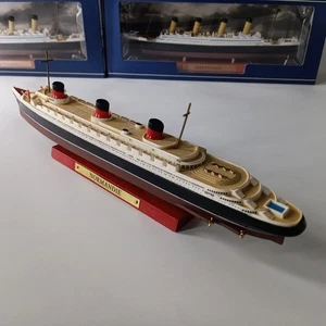 1:1250 Diecast-Schiffsmodell SS NORMANDIE aus Legierung - Ozeanliner Kollektion - Bild 1 von 12