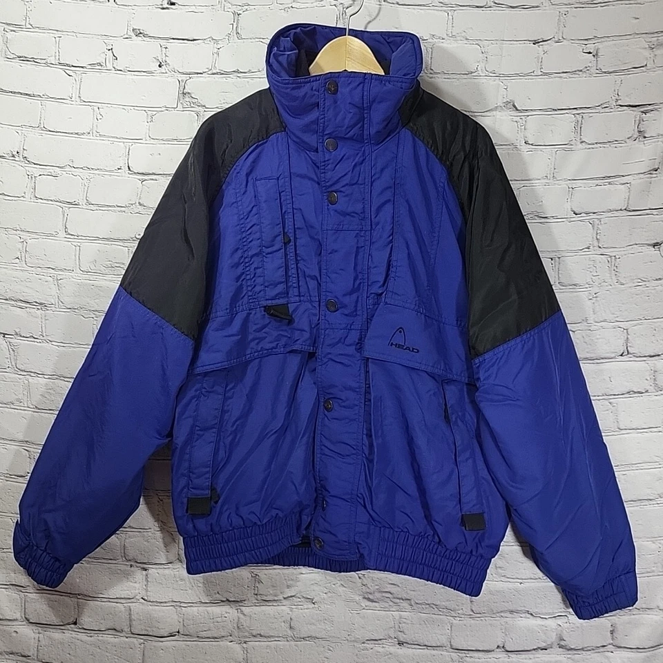 Head Skiwear Hombres 2 en 1 Chaqueta de Esquí Abrigo Grande Polar Azul Negro Bloque de Color Foto 1 de 4