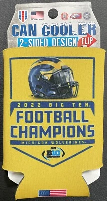 Cooler de lata Wincraft University of Michigan Football 2022 Big Ten Champions - Imagem 1 de 2