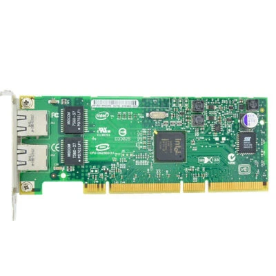 Intel Pro 1000GT Dual Port low profile 2x RJ45 PCI-X D70466-003 - Bild 1 von 3