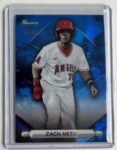 2023 Bowman Sterling - Prospects Zach Neto #BSP-92 Blue Refractor /25 (RC) - Picture 1 of 2