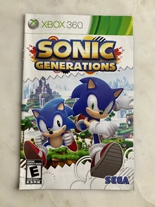Sonic Generations | Xbox 360 | Manual - Picture 1 of 3