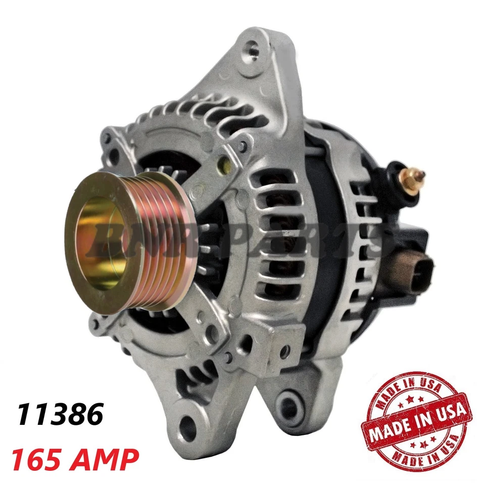 165 AMP 11386 NEW ALTERNATOR SCION XD TOYOTA COROLLA 1.8L HIGH OUTPUT - Image 1 of 1