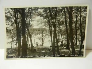 Postal de colección RPPC Pine Lake Methodist Camp Westfield Wis. - P27 - Imagen 1 de 5