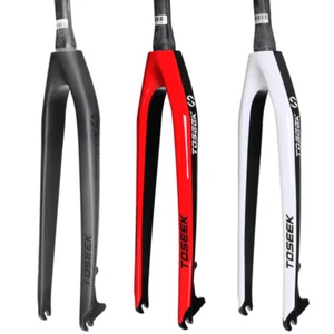 XC /AM/FR/DH Carbon Fiber 29er Mountain Bike Rigid Fork MTB Hard Fork Tapered - Picture 1 of 18