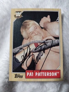 Pat Patterson 2008 Topps WWE Legends #79 Autograph Signed On-Card Beckett BCA - Picture 1 of 3