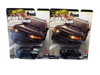 Hot Wheels Premium Fast And The Furious Toyota Fj Cruiser 5/5 Negro X Lote Rápido Foto 1 de 4