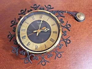 Orologio da parete sovietico vintage. Yantar. URSS. Originale. Anni '70 - Foto 1 di 12