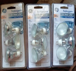 9 GE 50W GU10 Indoor Floodlight. Lenses Cloudy - Picture 1 of 5