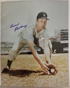 Frank Bolling Signed Autographed Glossy 8x10 Photo Detroit Tigers : JSA Lot LOA - Picture 1 of 2