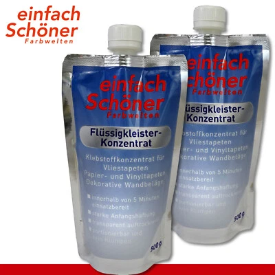 Simplement Beau Farbwelten 2 x 500 Gramme Flüssigkleister-konzentrat - Photo 1/2