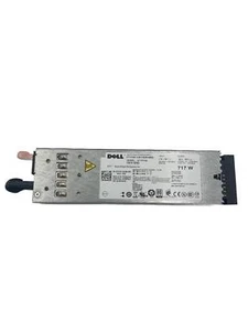 POWER SUPPLY Dell 717W 100-240V R610 NX3600 NX3610 AC 50/60MHz FJVYV - Zdjęcie 1 z 4