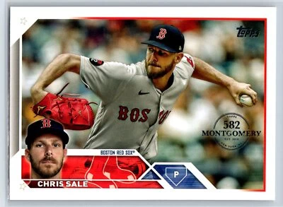 2023 Topps Chris Sale 582 Montgomery Club Parallel Boston Red Sox #333 - Image 1 of 2